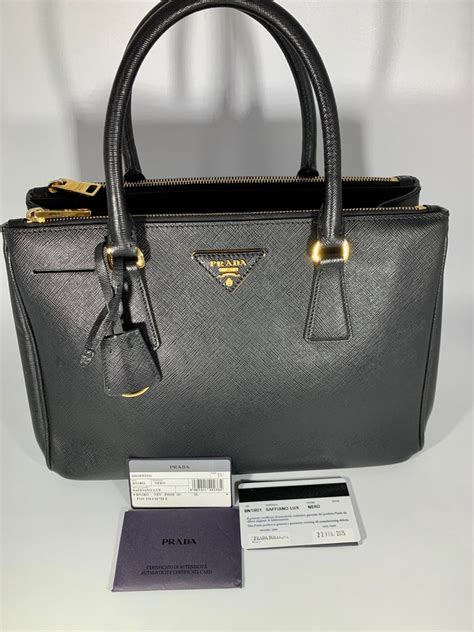 prada saffiano small double zip tote|prada saffiano black small.